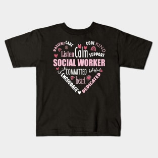 Social Worker Month 2024 Social Worker Appreciation Kids T-Shirt